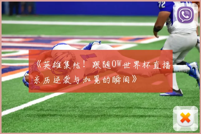 《英雄集结！跟随OW世界杯直播，亲历逆袭与加冕的瞬间》